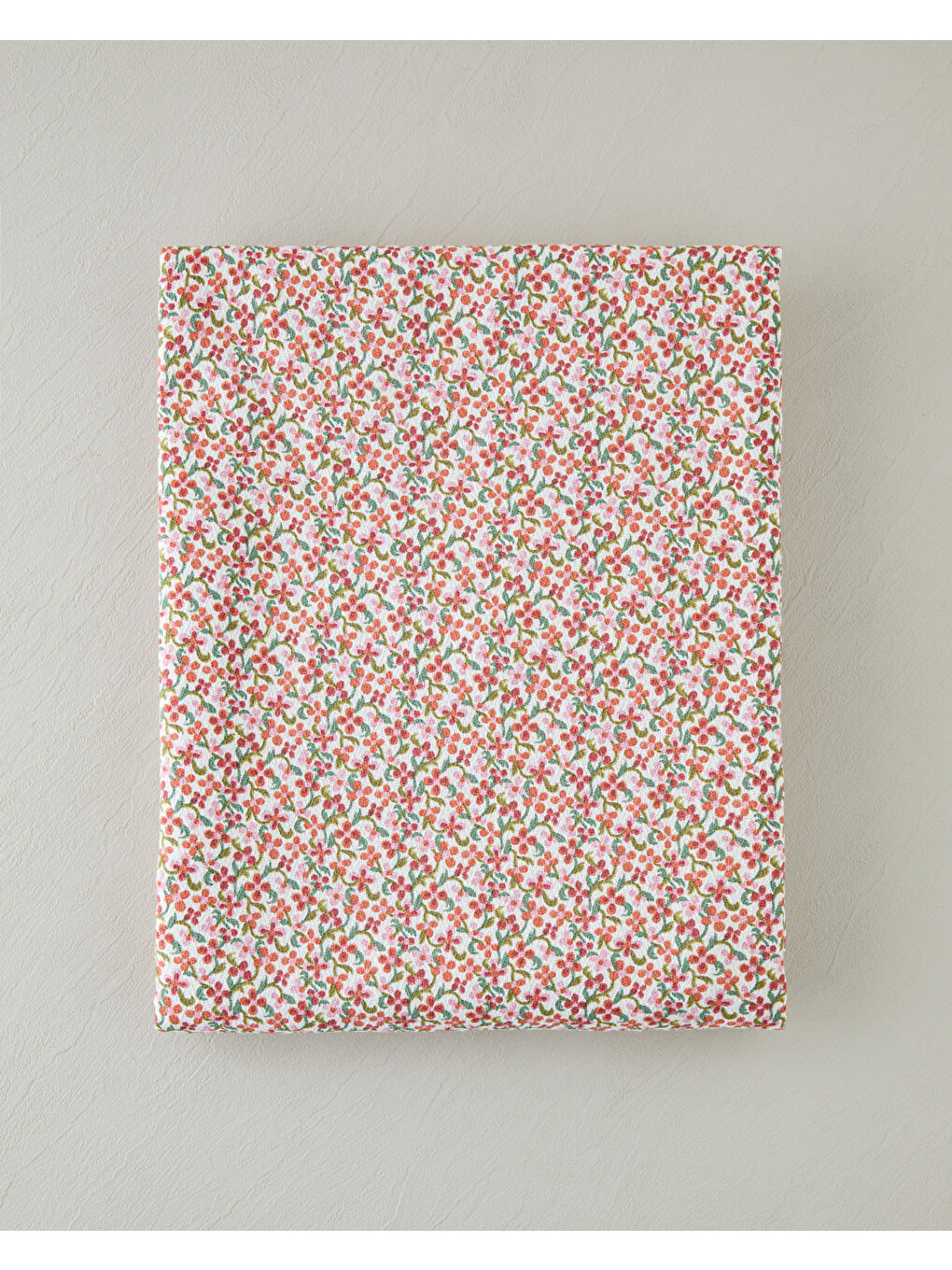 Berry Garden Baskılı Pamuklu Çift Kişilik Pike 200x220 Cm Kırmızı-4