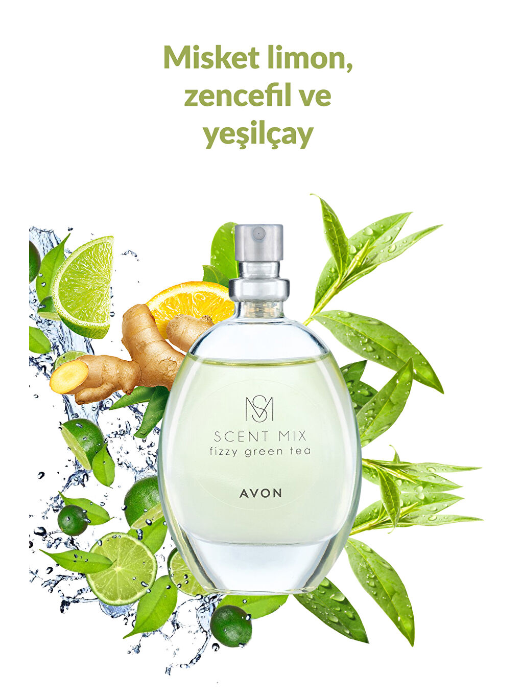 Scent Mix Fizzy Green Tea Kadın ve Masculine Woody Erkek Parfüm Paketi-3