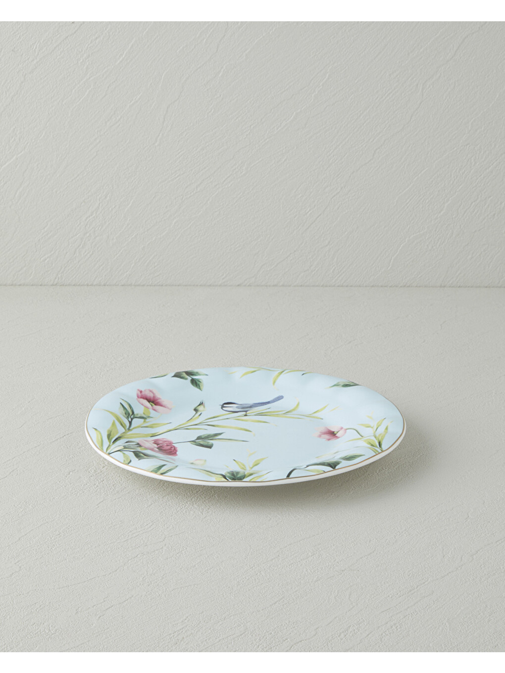 Vanilla New Bone China Pasta Tabağı 20 Cm Açık Mavi
