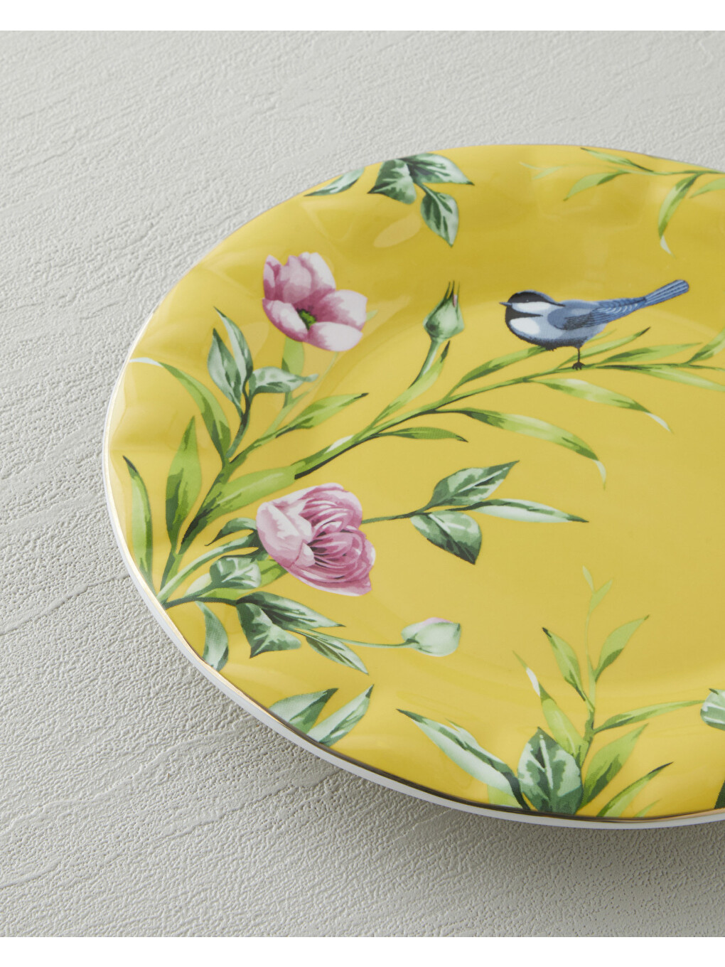 Vanilla New Bone China Pasta Tabağı 20 Cm Sarı-2