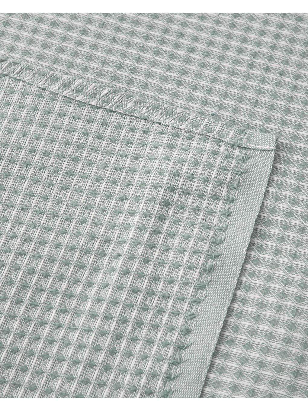 Modern Grid Tek Kişilik Pike 150x220 Cm Yeşil-4