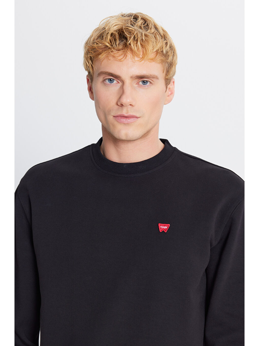 Regular Fit Normal Kesim Bisiklet Yaka Pamuklu Siyah Sweatshirt-3