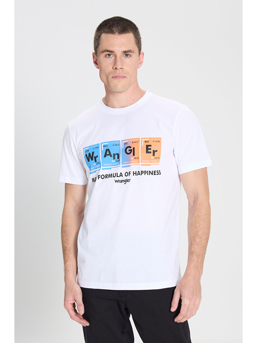 Regular Fit Normal Kesim Bisiklet Yaka Beyaz Tişört