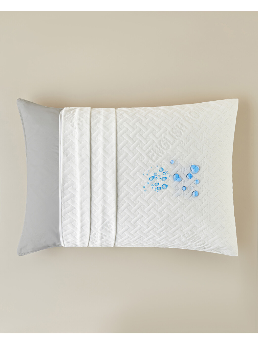 Soft Care Örme Sıvı Geçirmez Alez Yastık Kılıfı 50x70 Cm Beyaz