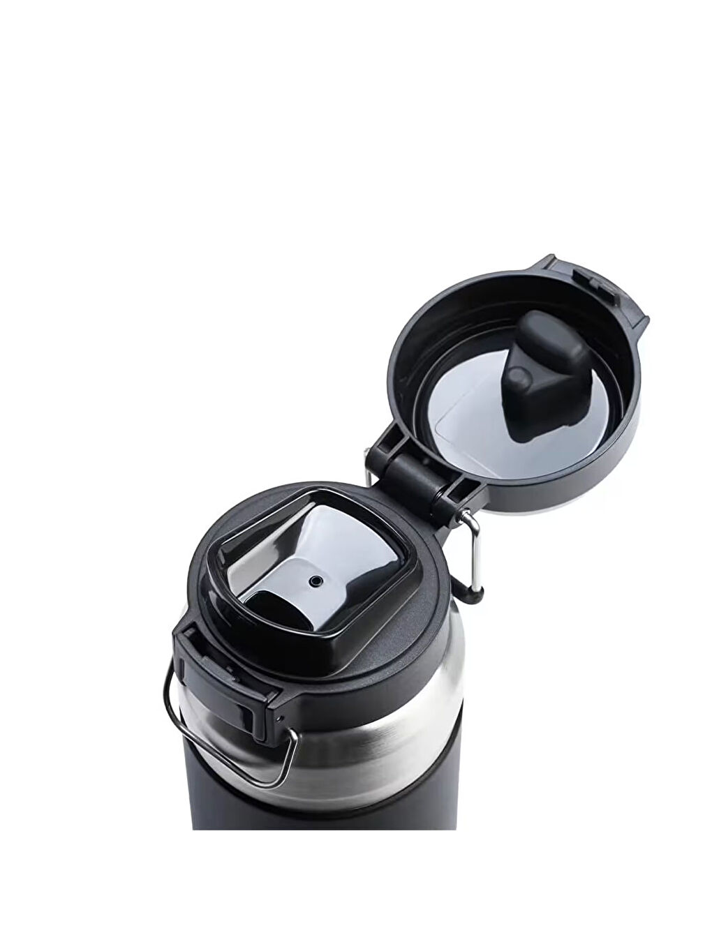 Go Quick Flip Water Bottle 1.06L Black 2.0-1