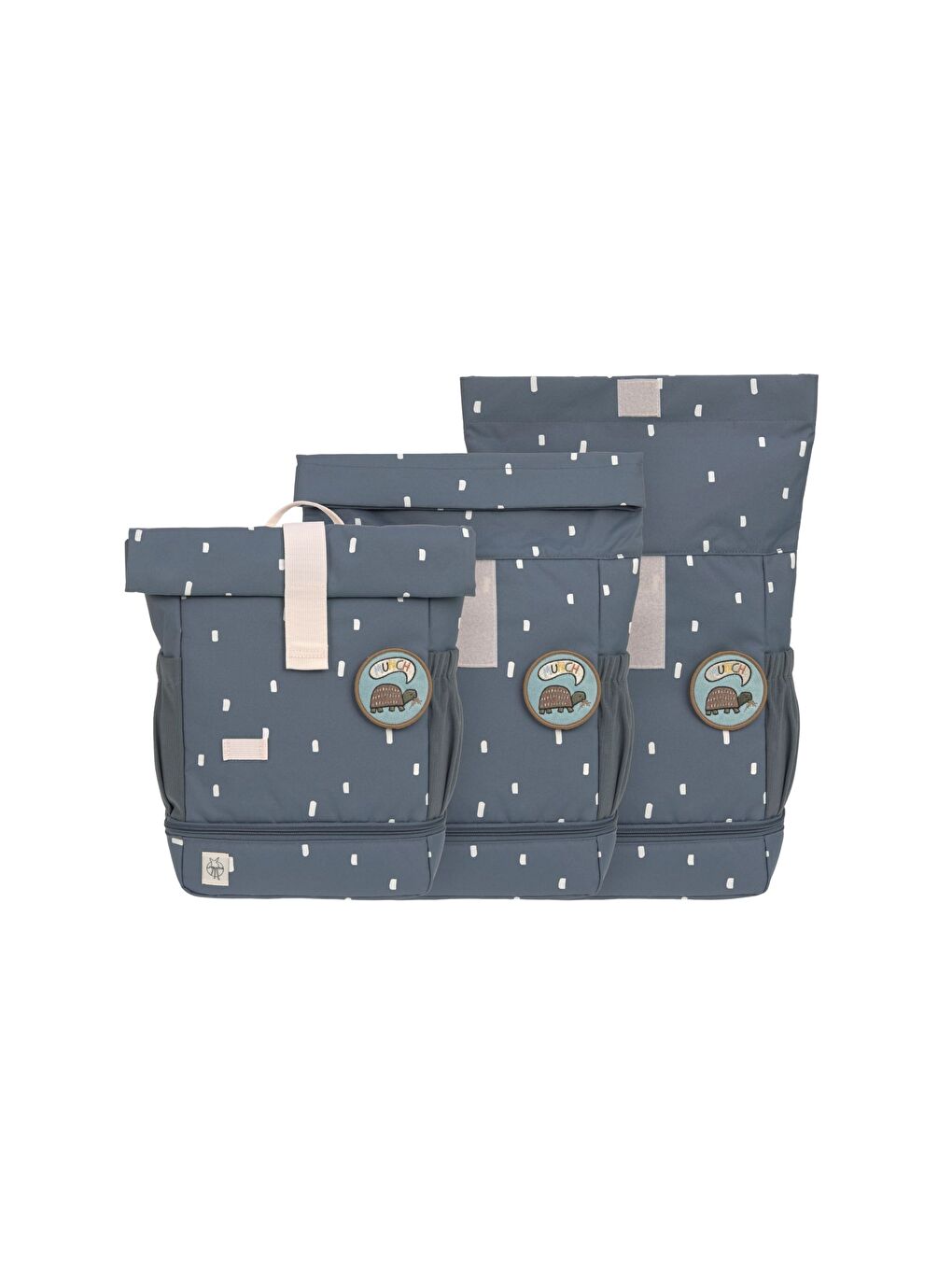 Happy Prints Mini Rolltop Sırt Çantası Midnight Blue-5