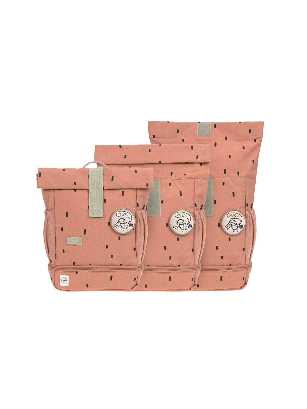 Happy Prints Mini Rolltop Sırt Çantası Caramel-2