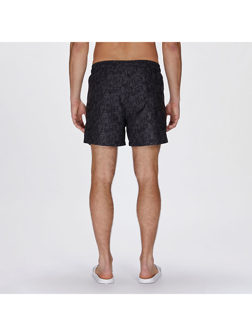 Moshe Erkek Siyah Mayo-3