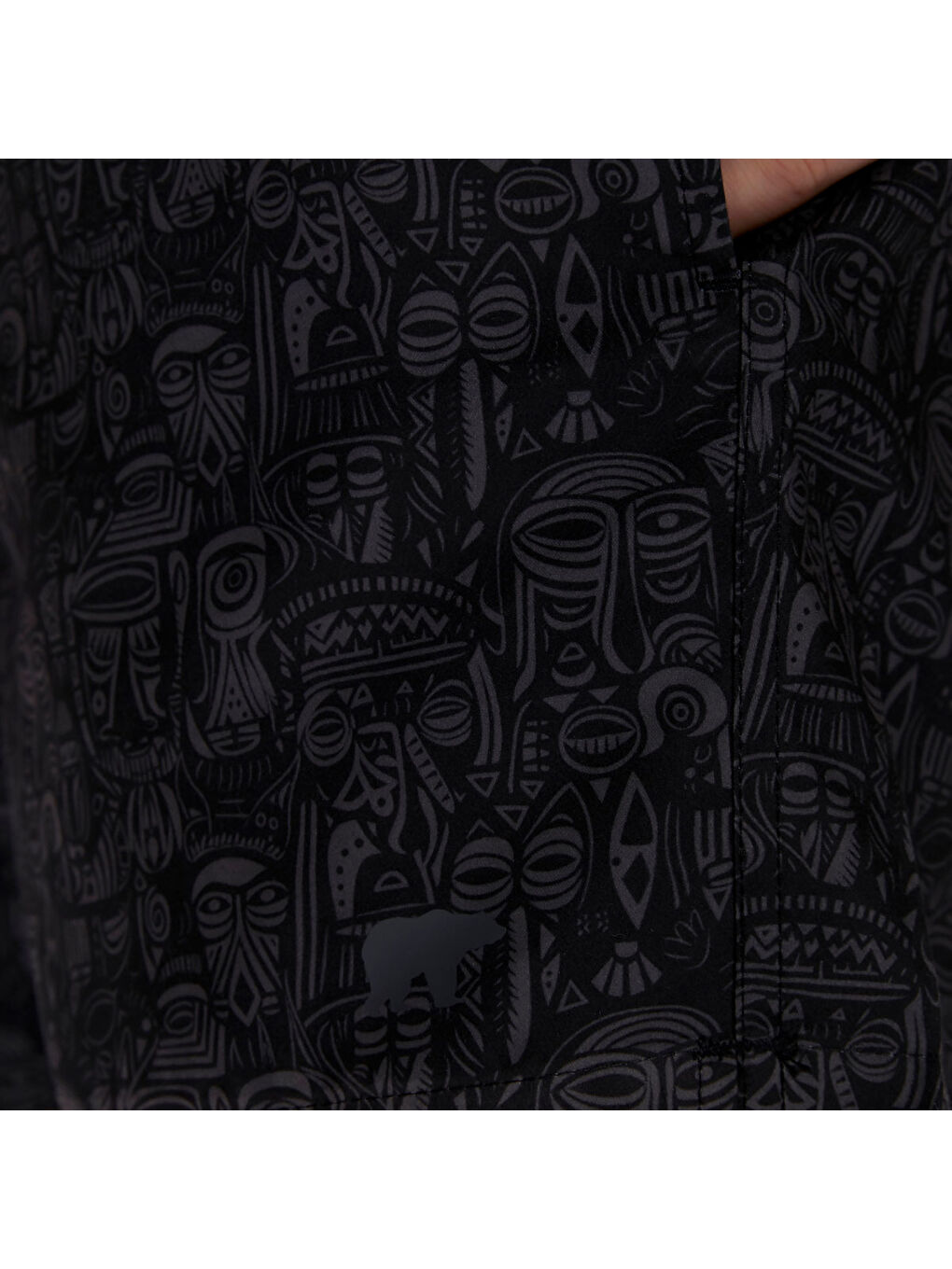 Moshe Erkek Siyah Mayo-4