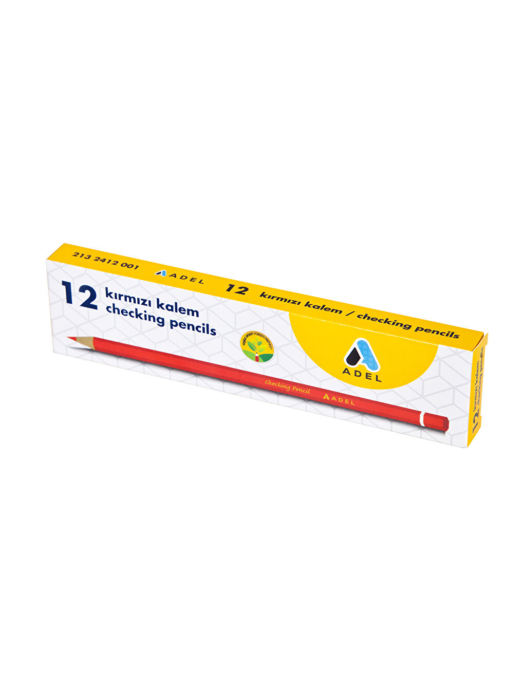 Kırmızı Kopya Kalemi 12li, Parlak ve Belirgin Kırmızı Renk,Kolay Açılır,FSC Sertifikalı