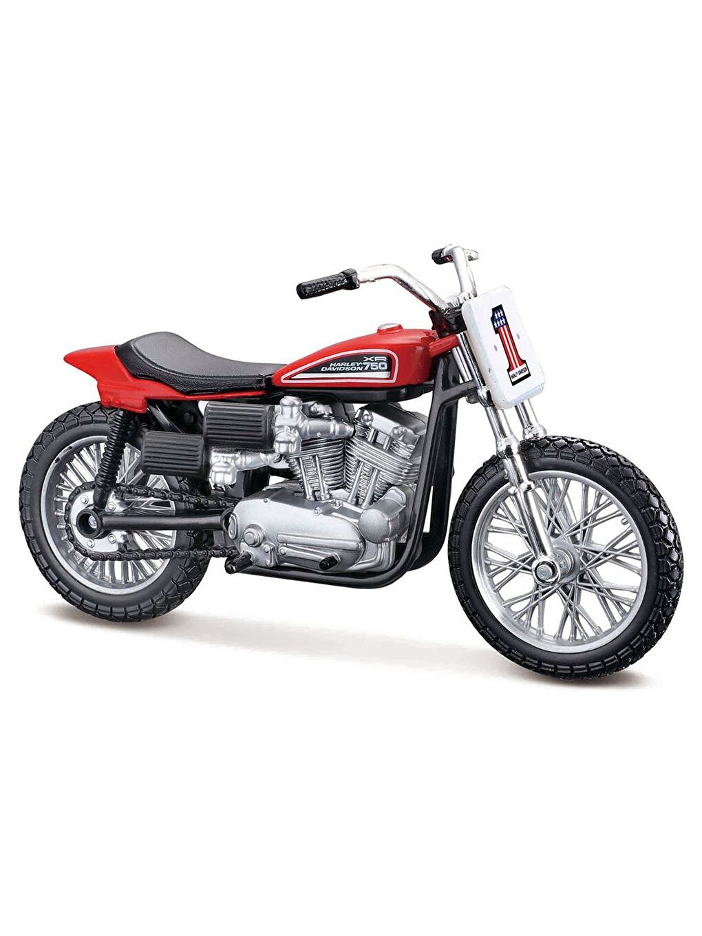 Harley-Davidson 1972 XR750 Racing Bike Motosiklet 1:18