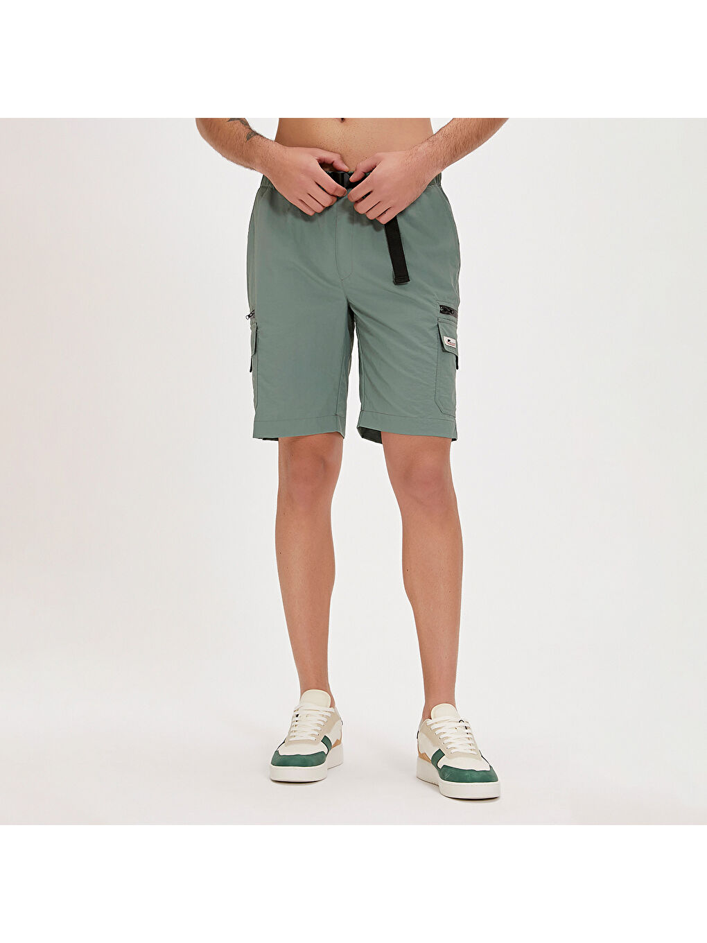 Richard Erkek Haki Kargo Şort