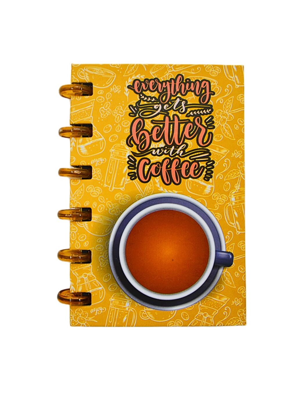 A6 100 Yaprak Bloknot Post-It Destekli-Coffie