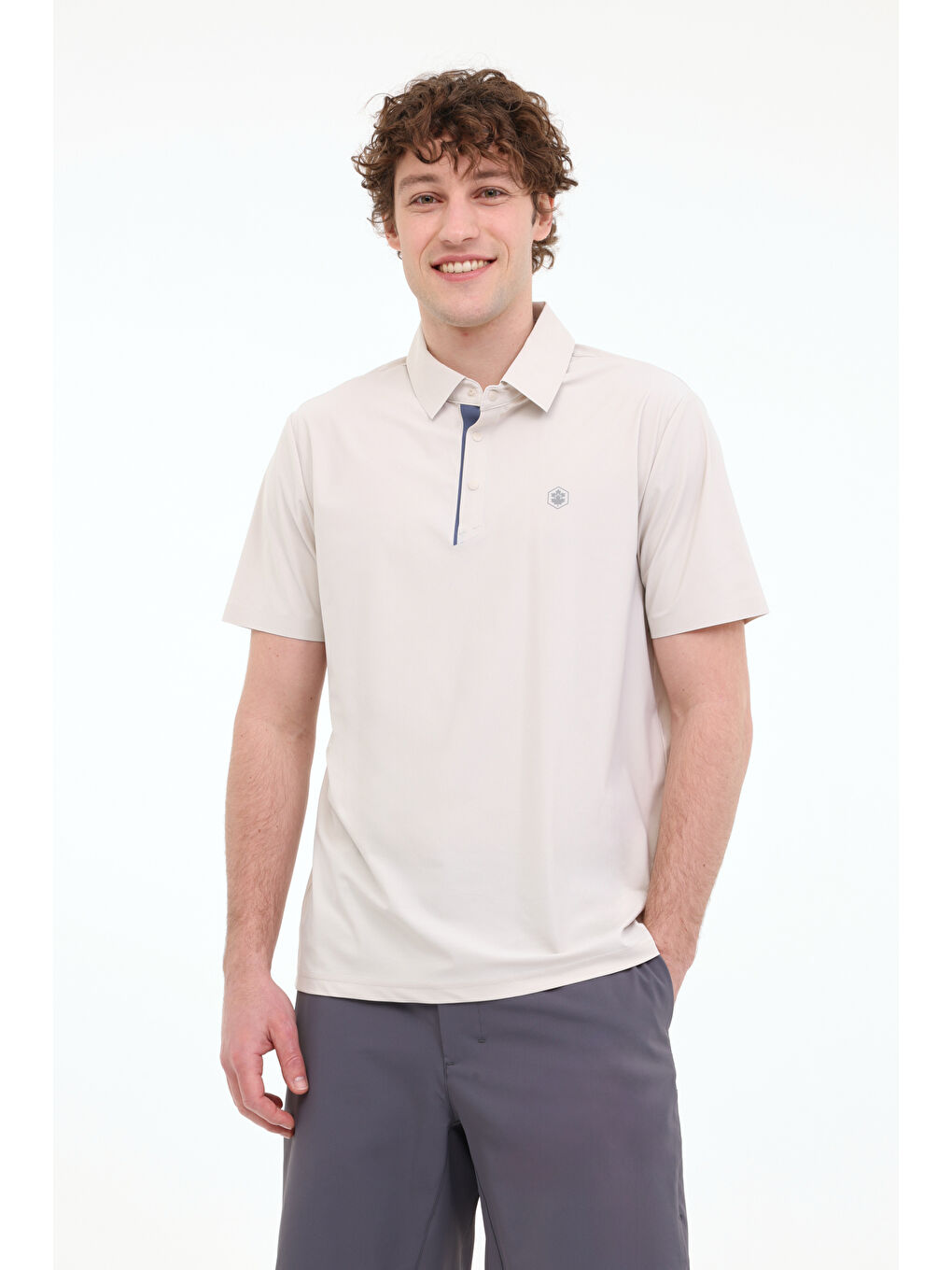 MB KING 12TB451012 5FX Bej Erkek Kısa Kol T-Shirt