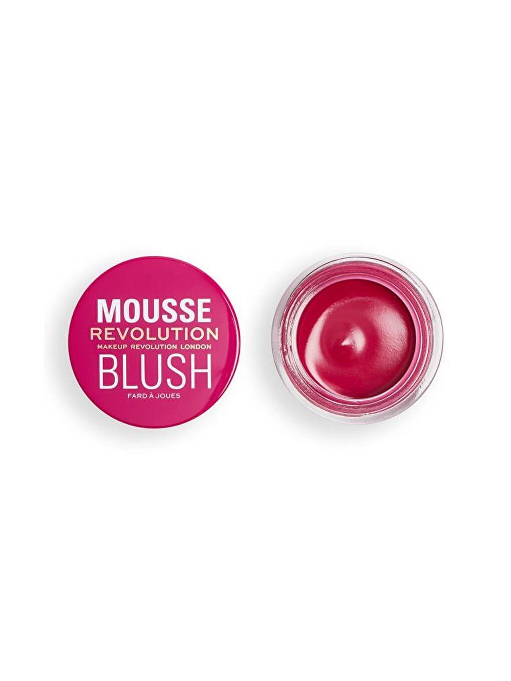 Revolution Pembe-Altın Mousse Allık Passion Deep Pink - 1