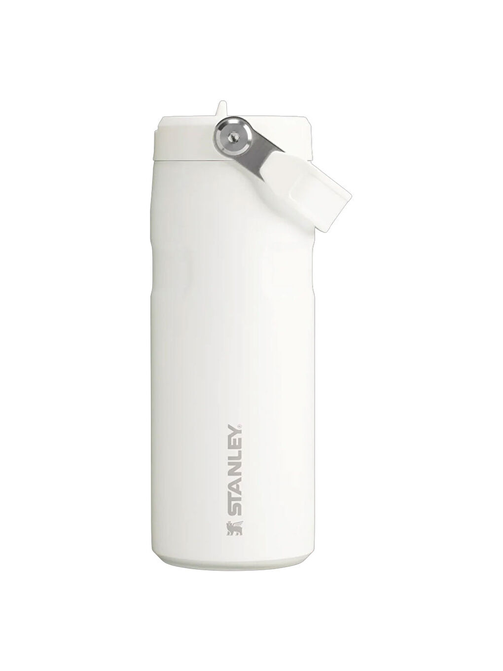 Beyaz The IceFlow Flip Straw 2.0 Pipetli Termos Bardak 0,47 LT Frost