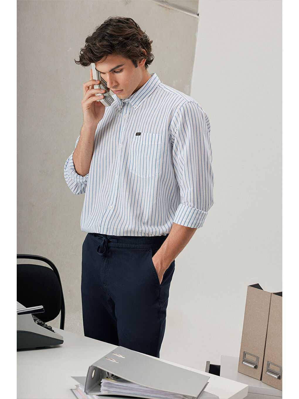 Regular Fit Normal Kesim %100 Pamuk Beyaz Gömlek-4