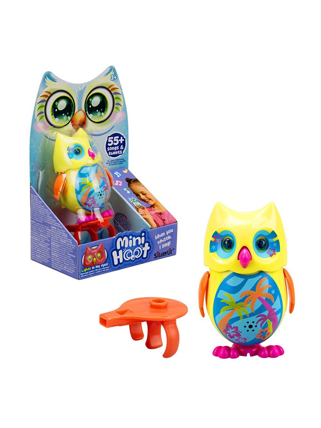 Mini Hoot Sevimli Baykuş - Sarı-2
