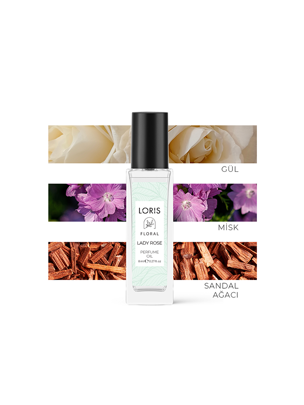 Lady Rose 8 ML Kadın Parfüm Yağı | Natural Oil