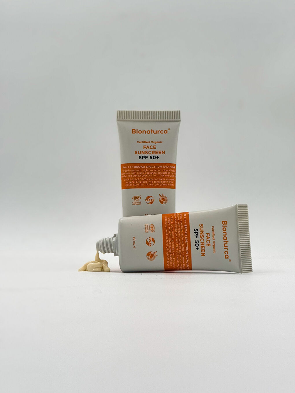 Organik Sertifikalı Güneşten Koruyucu Yüz Kremi SPF 50+ 50 ml -