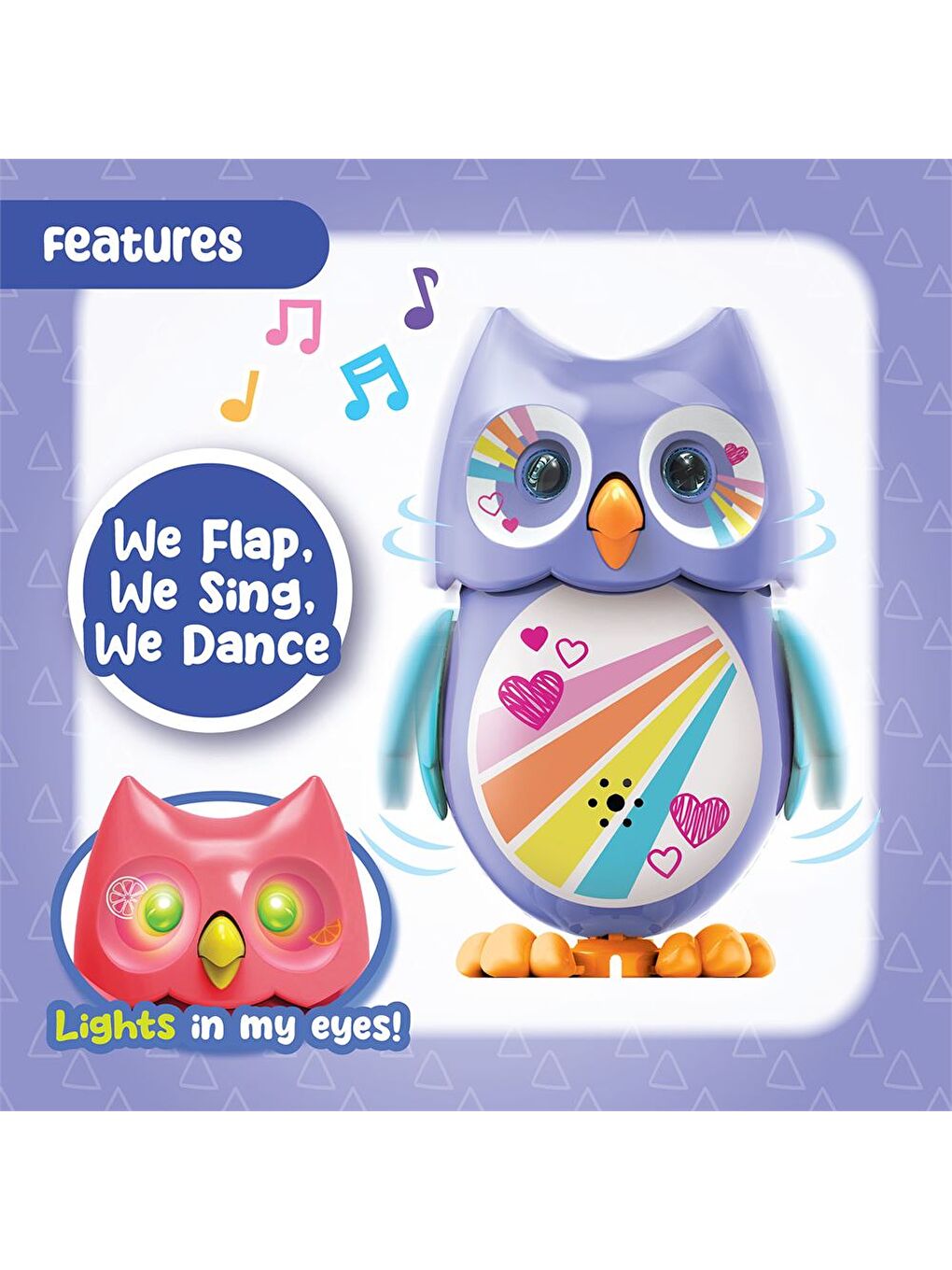 Mini Hoot Sevimli Baykuş - Sarı-4