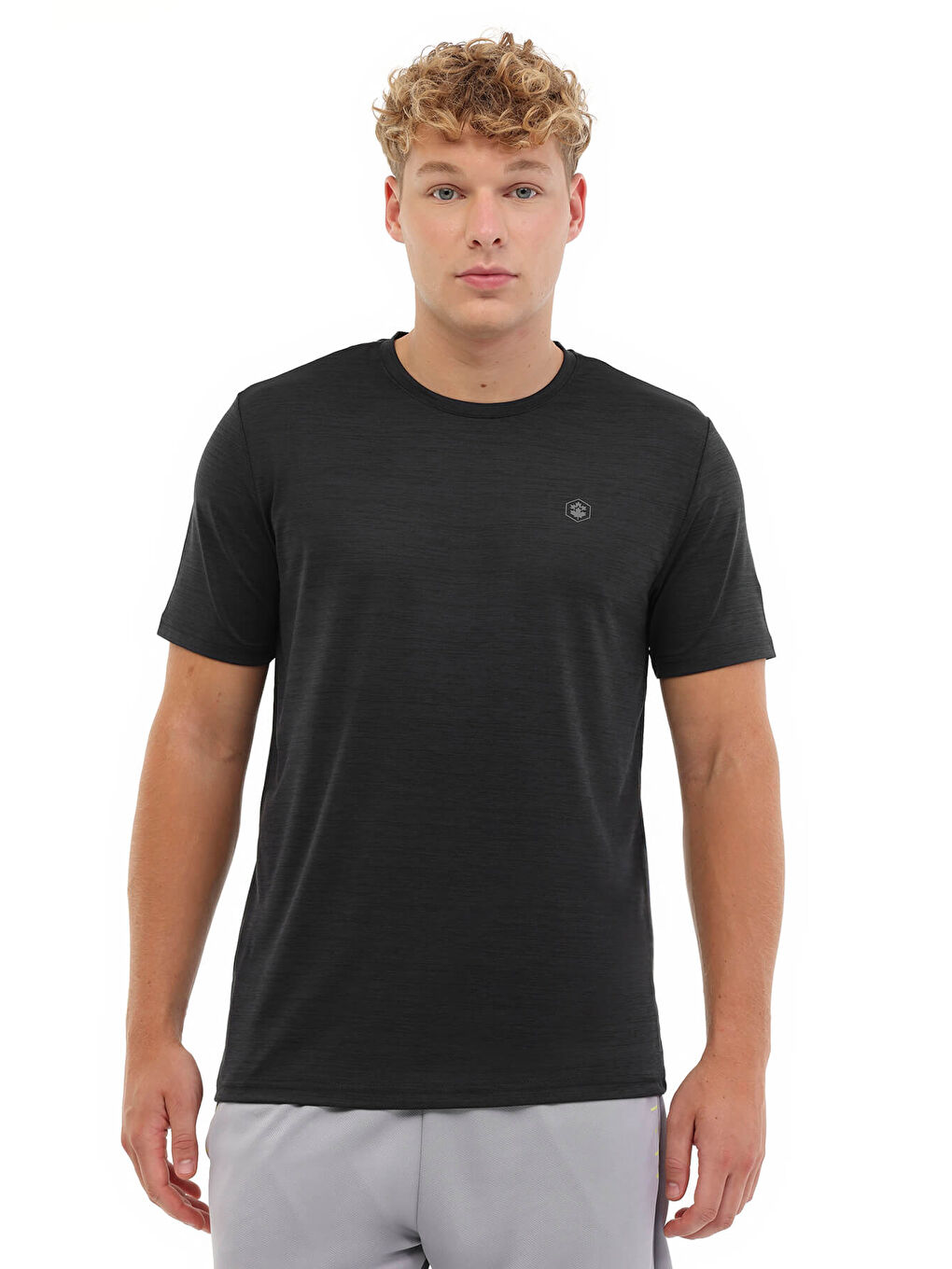 Gri MB CT1328 MLN T-SH 5PR ANTRASIT MULINE Erkek Kısa Kol Tişört-1