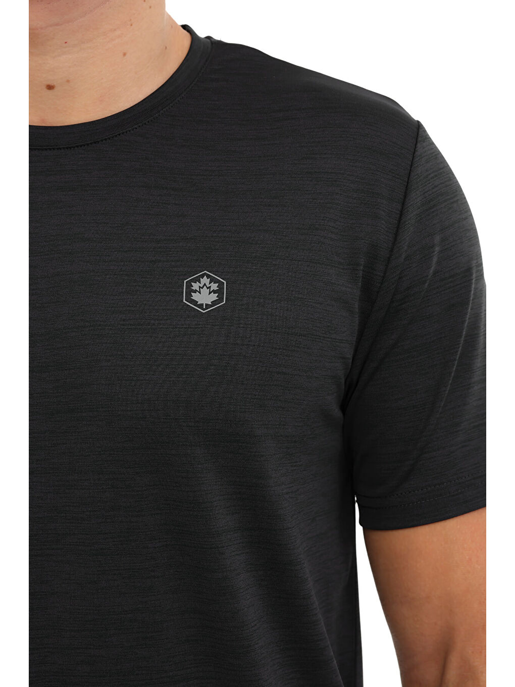 Gri MB CT1328 MLN T-SH 5PR ANTRASIT MULINE Erkek Kısa Kol Tişört-2