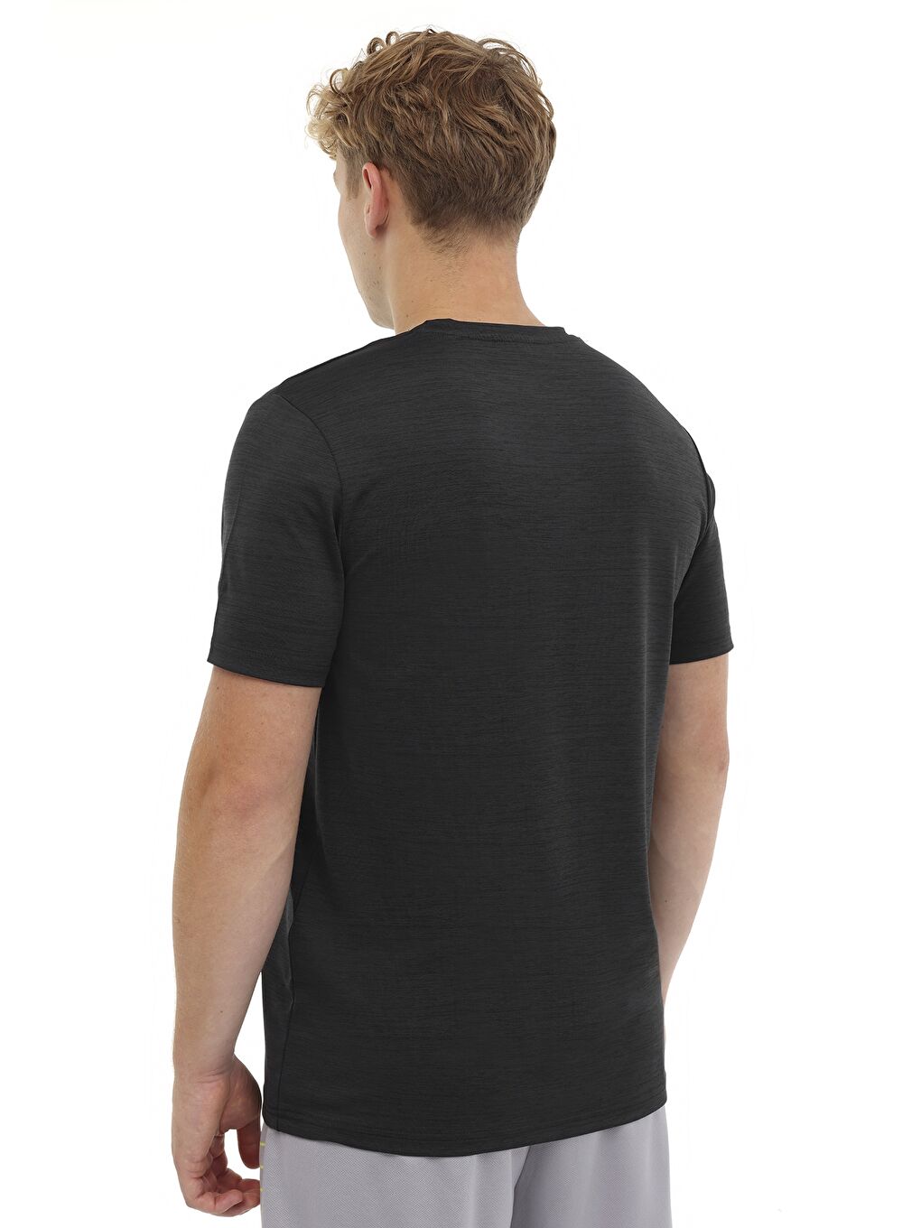 Gri MB CT1328 MLN T-SH 5PR ANTRASIT MULINE Erkek Kısa Kol Tişört-3