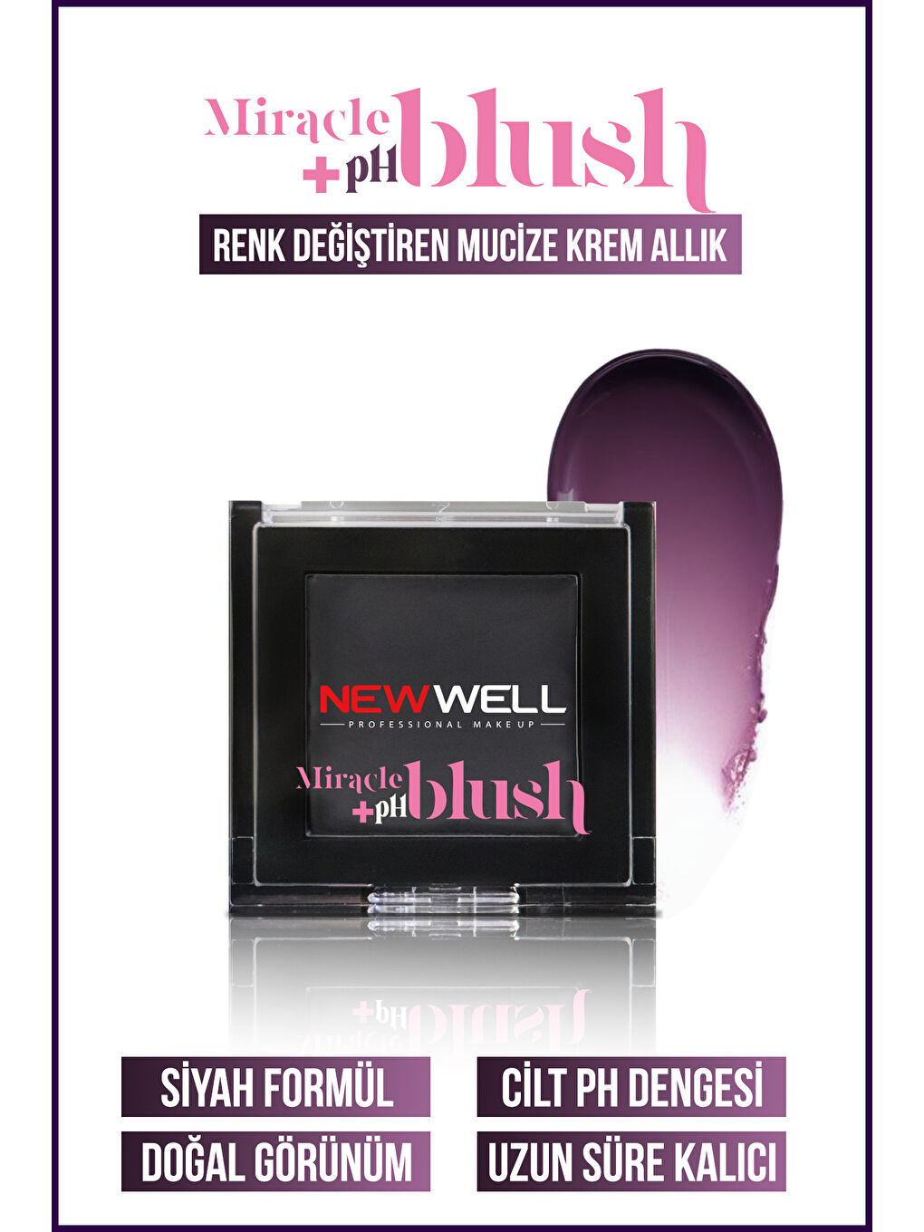 Miracle Ph Blusher | Renk Değiştiren Mucize Krem Allık 5 Gr