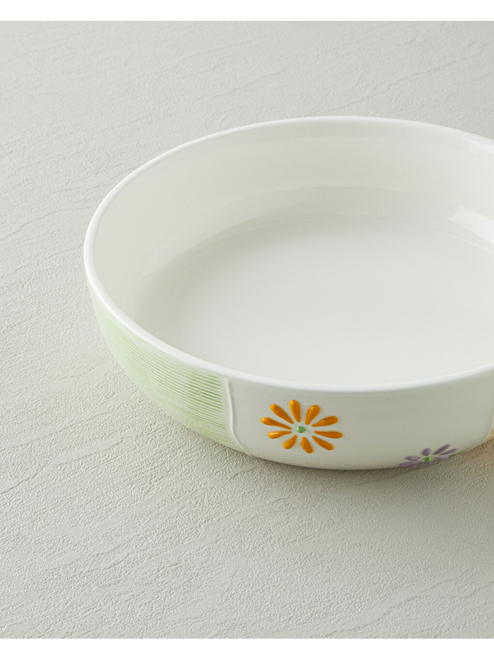 Beyaz Patchie Stoneware Kase 21 Cm Renkli-2