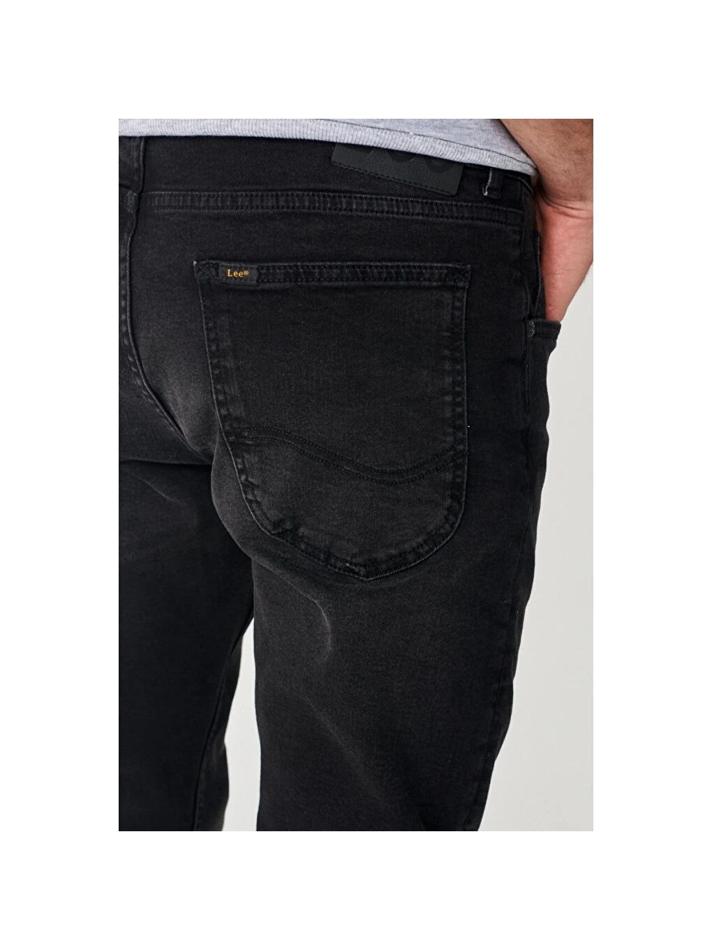 Lee Siyah Luke Slim Tapered Erkek Siyah Pantolon - 1