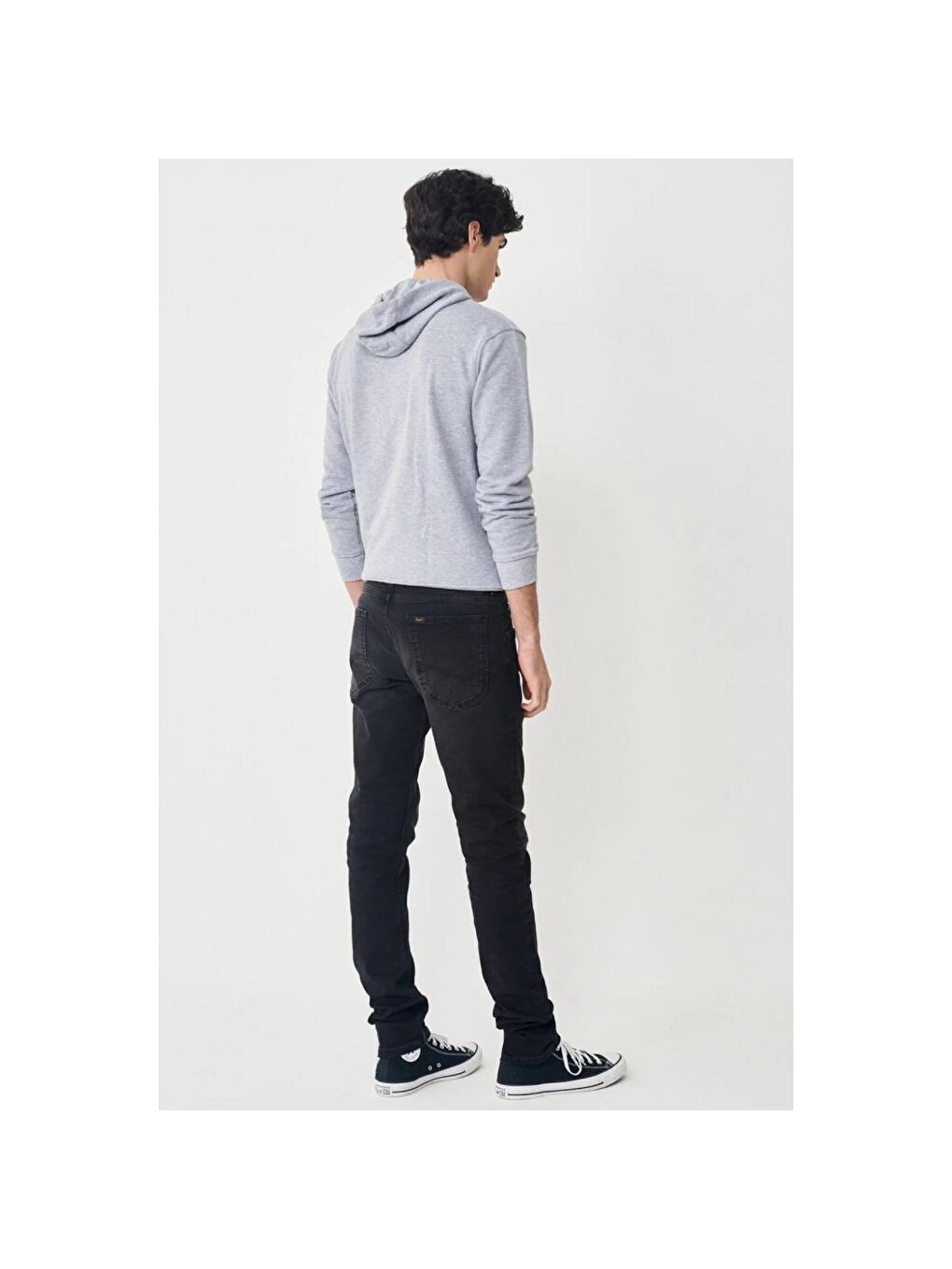 Lee Siyah Luke Slim Tapered Erkek Siyah Pantolon - 2