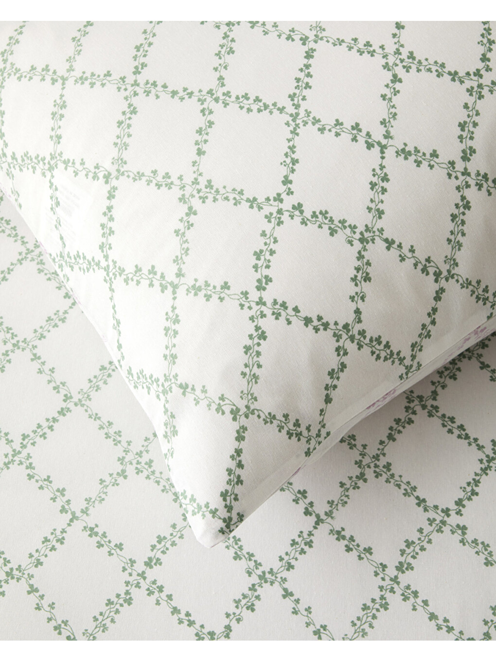 Bloom Grid Kolay Ütülenir Çarşaflı Çift Kişilik Nevresim Takımı 200x220 Cm Yeşil-2