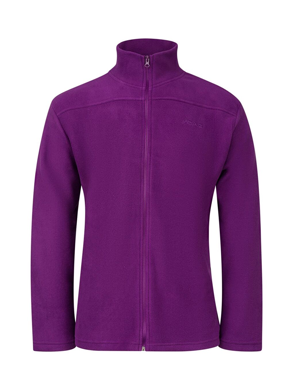 Larry Erkek Tam Fermuarlı Polar Sweatshirt Mor