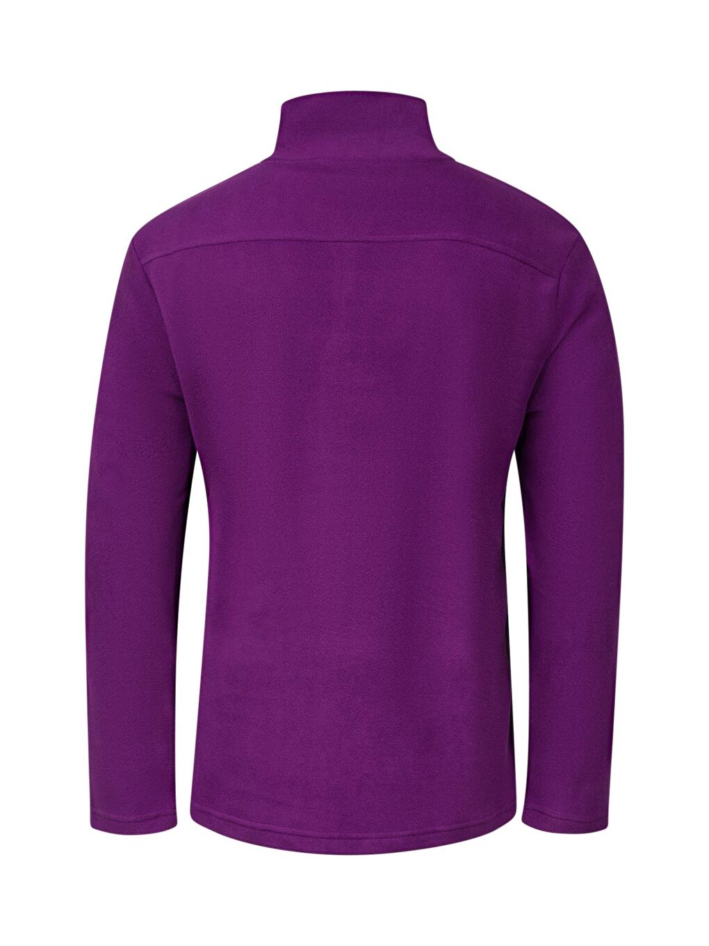 Larry Erkek Tam Fermuarlı Polar Sweatshirt Mor-3