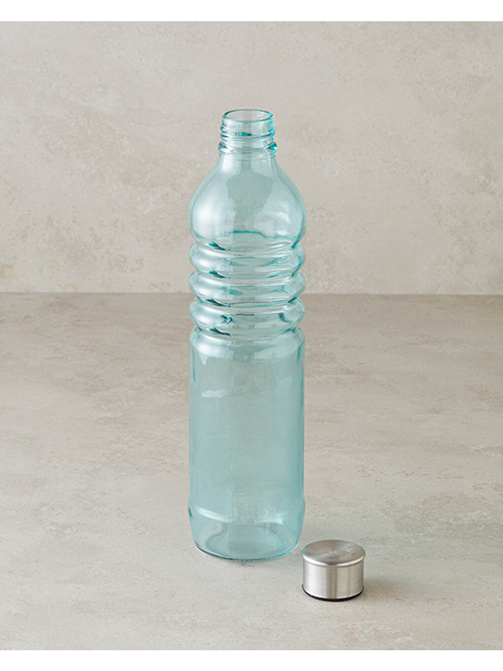 Pearly Cam Şişe Mavi-1