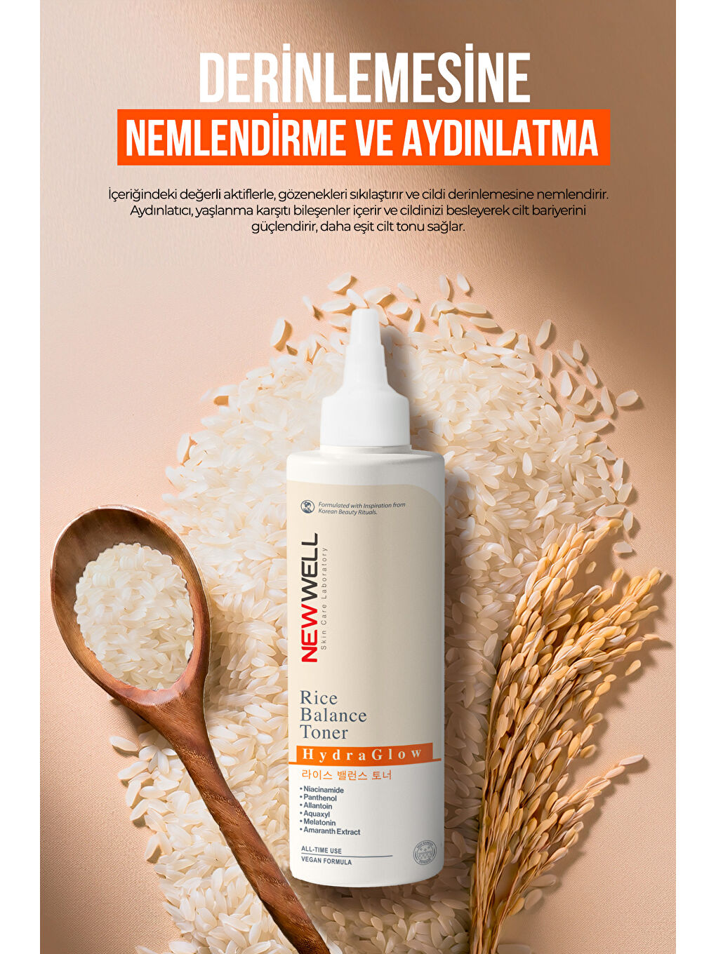 Rice Balance Toner | Pirinç Özlü Nemlendirici ve Aydınlatıcı Toner 200 ML-1