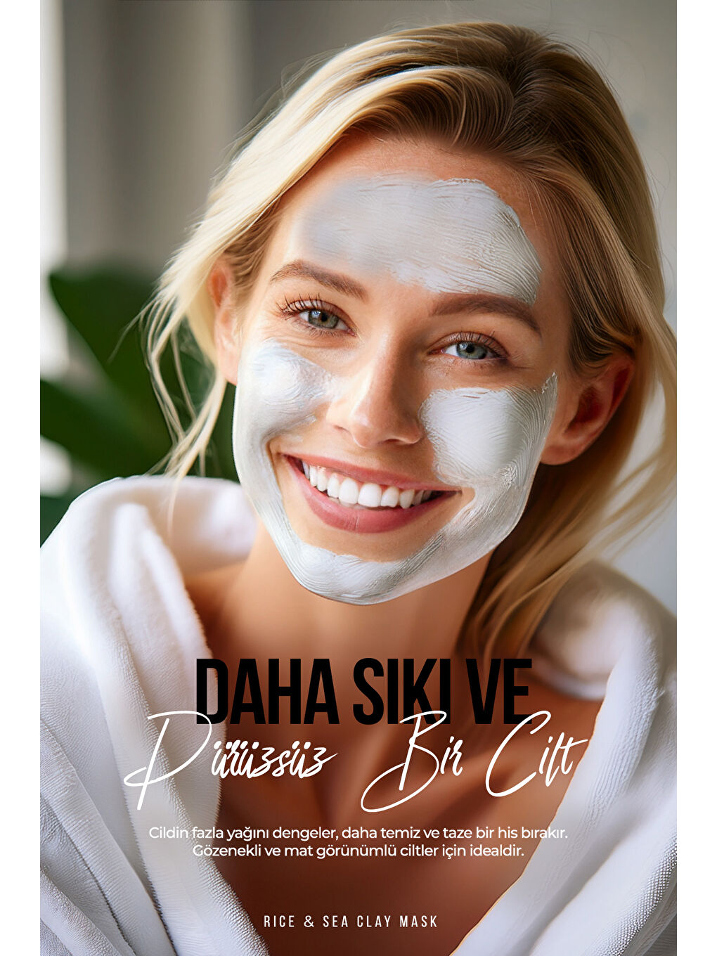 Rice & Sea Clay Mask | Pirinç ve Deniz Özlü Kil Maskesi 100 ML-1