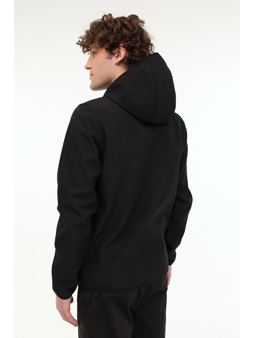 ML BASIC SOFTSHELL 5FX Siyah Erkek Softshell Mont-1