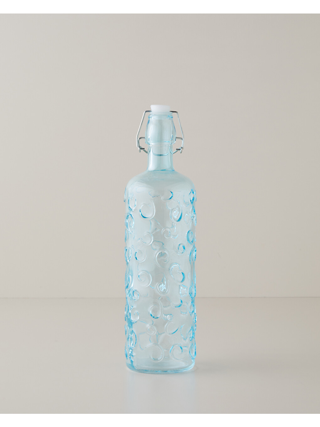 Corin Cam Şişe 1000 Ml Turkuaz