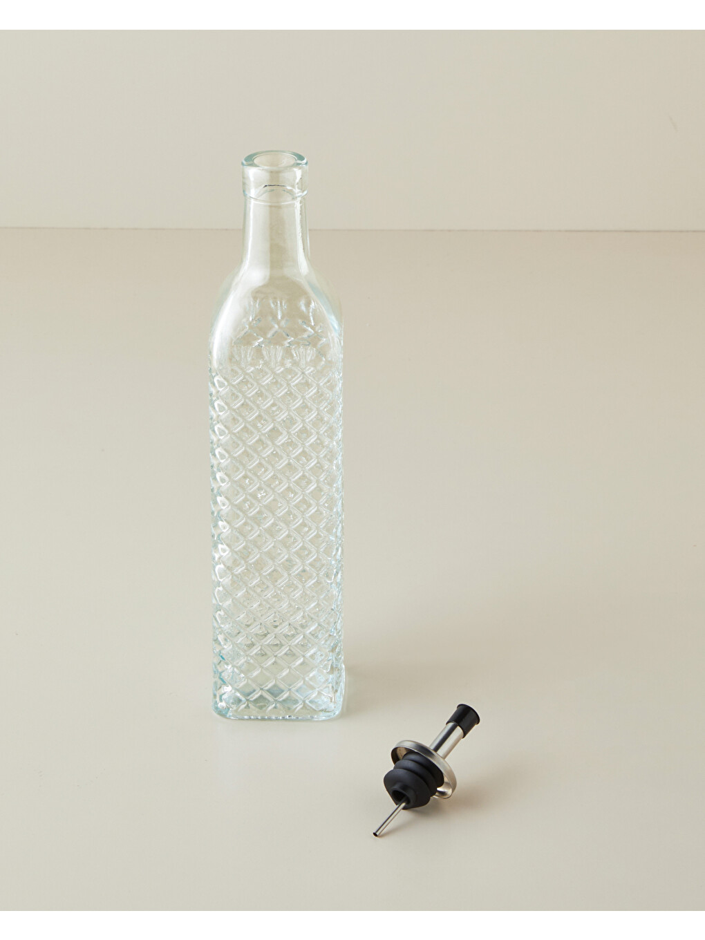 Renksiz Vallira Cam Yağdanlik 500 Ml Şeffaf-1