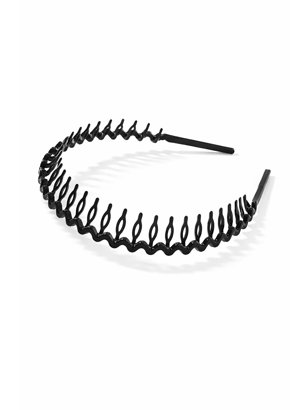 Siyah Renk Kaymayan Tarak Detaylı Taç