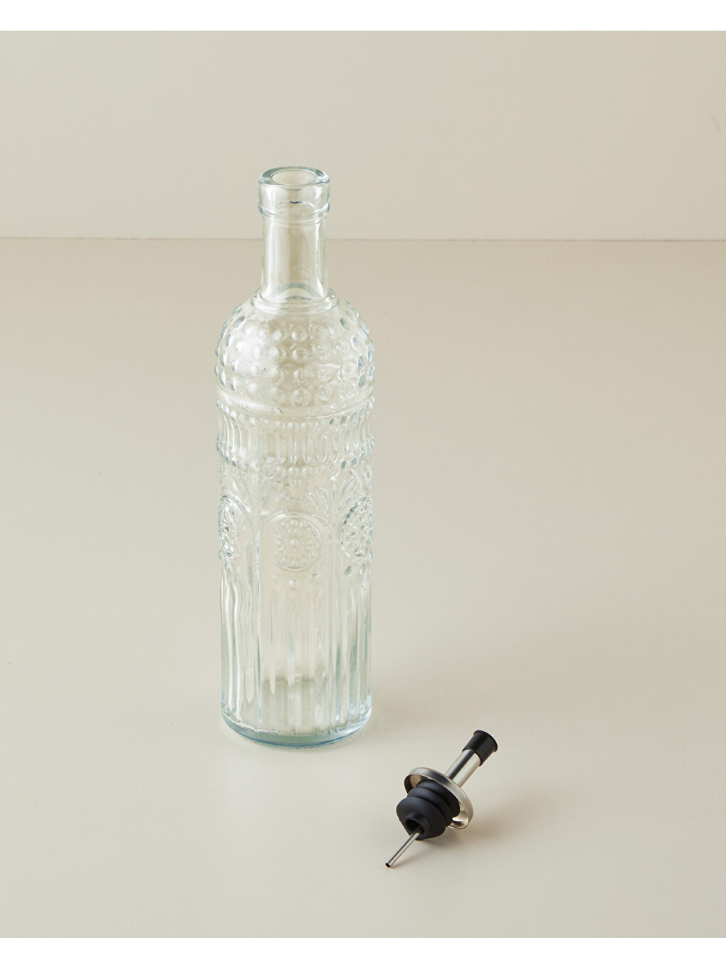 Renksiz Virell Cam Yağdanlik 500 Ml Şeffaf-1