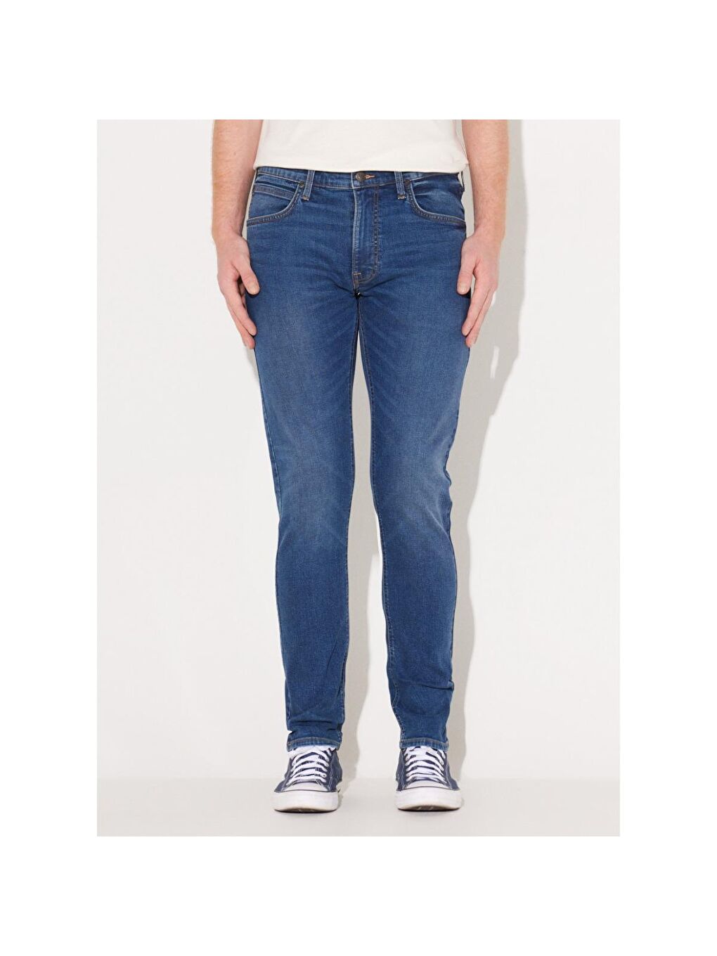 Lee Luke Slim Tapered Erkek Mavi Jean