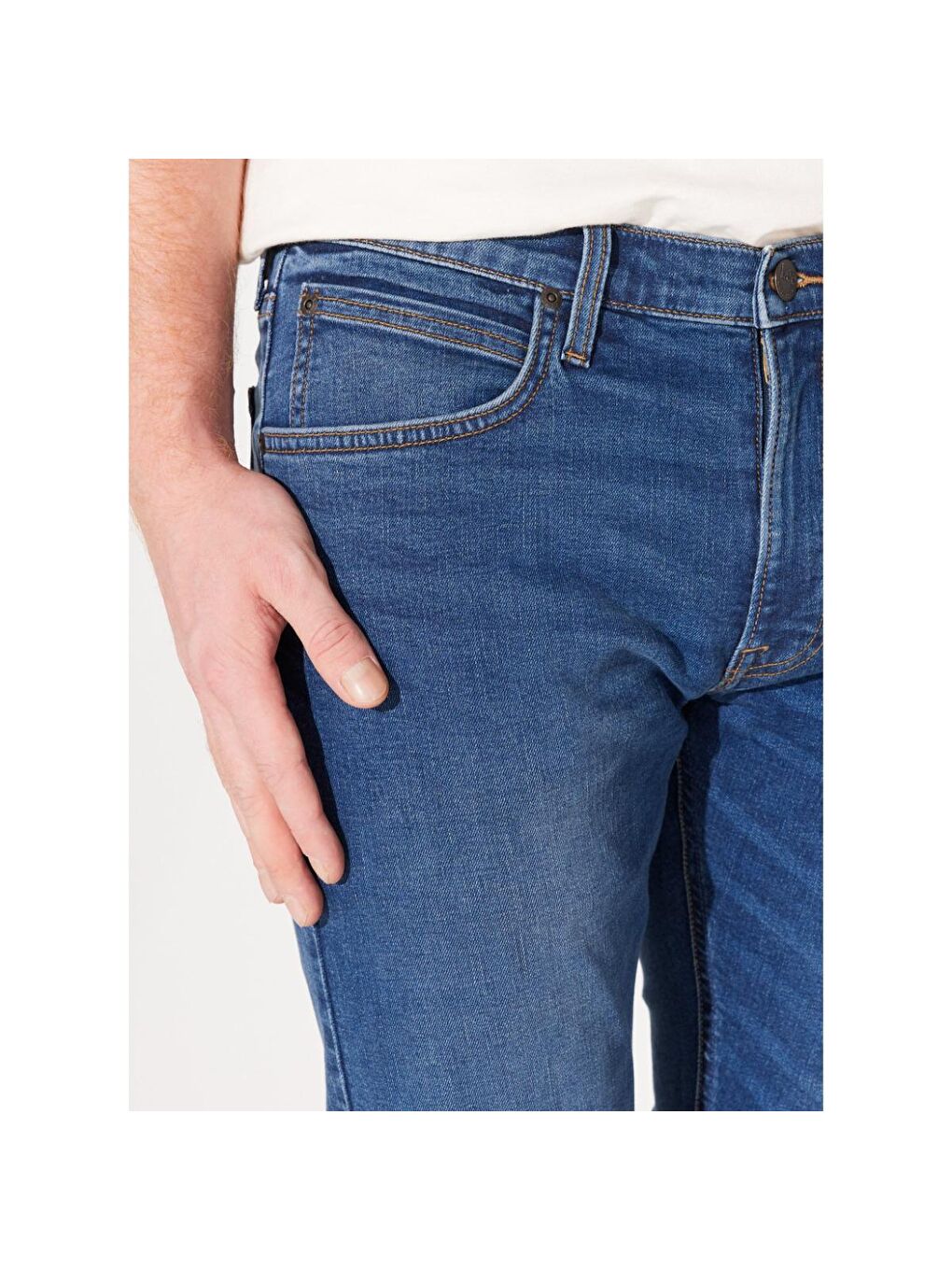 Lee Luke Slim Tapered Erkek Mavi Jean - 2