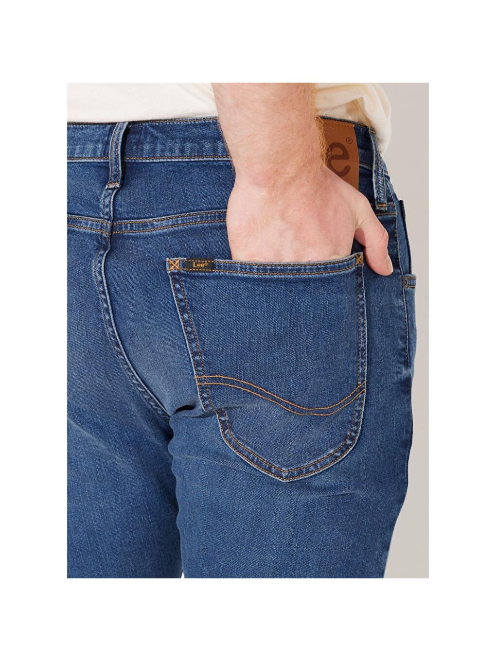 Lee Luke Slim Tapered Erkek Mavi Jean - 3