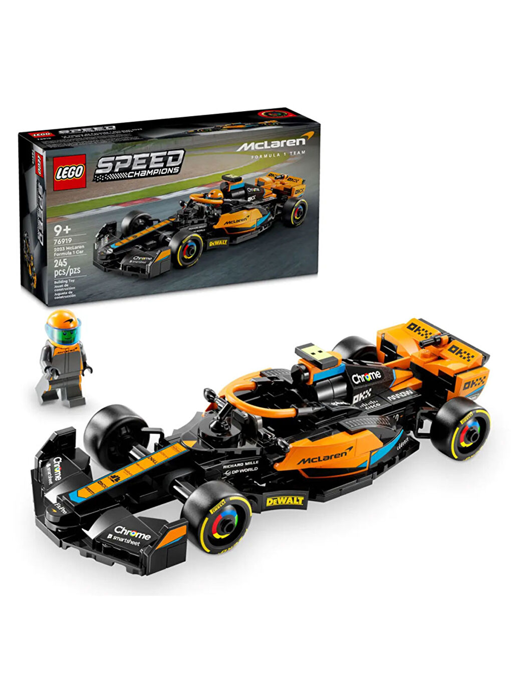 Speed Champions 2023 McLaren Formula 1 Yarış Arabası 76919-6