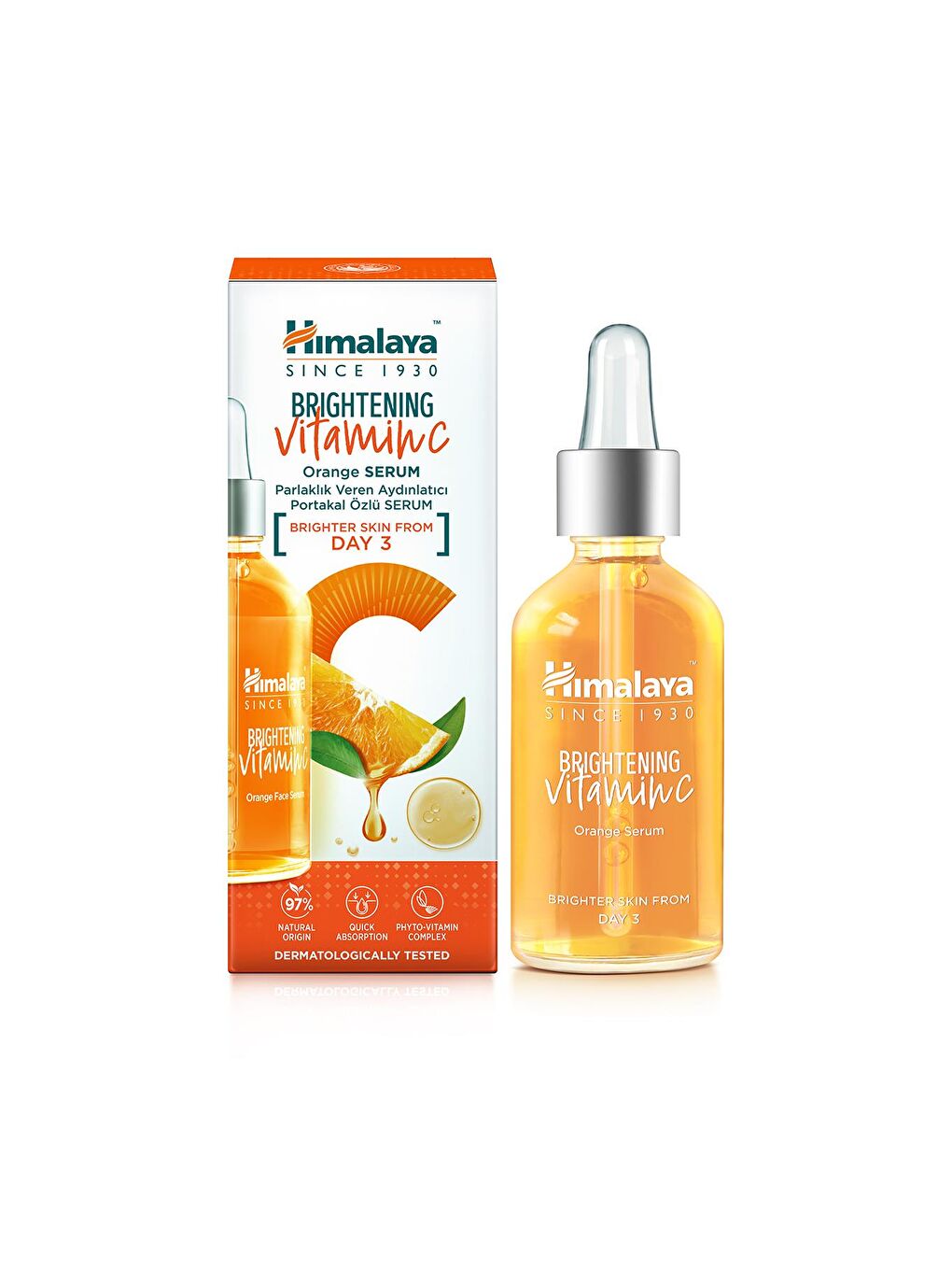 Vitamin C Aydınlatıcı Cilt Bakım Seti| Portakal Özlü | Yüz Temizleyici, Serum, Nemlendirici-3