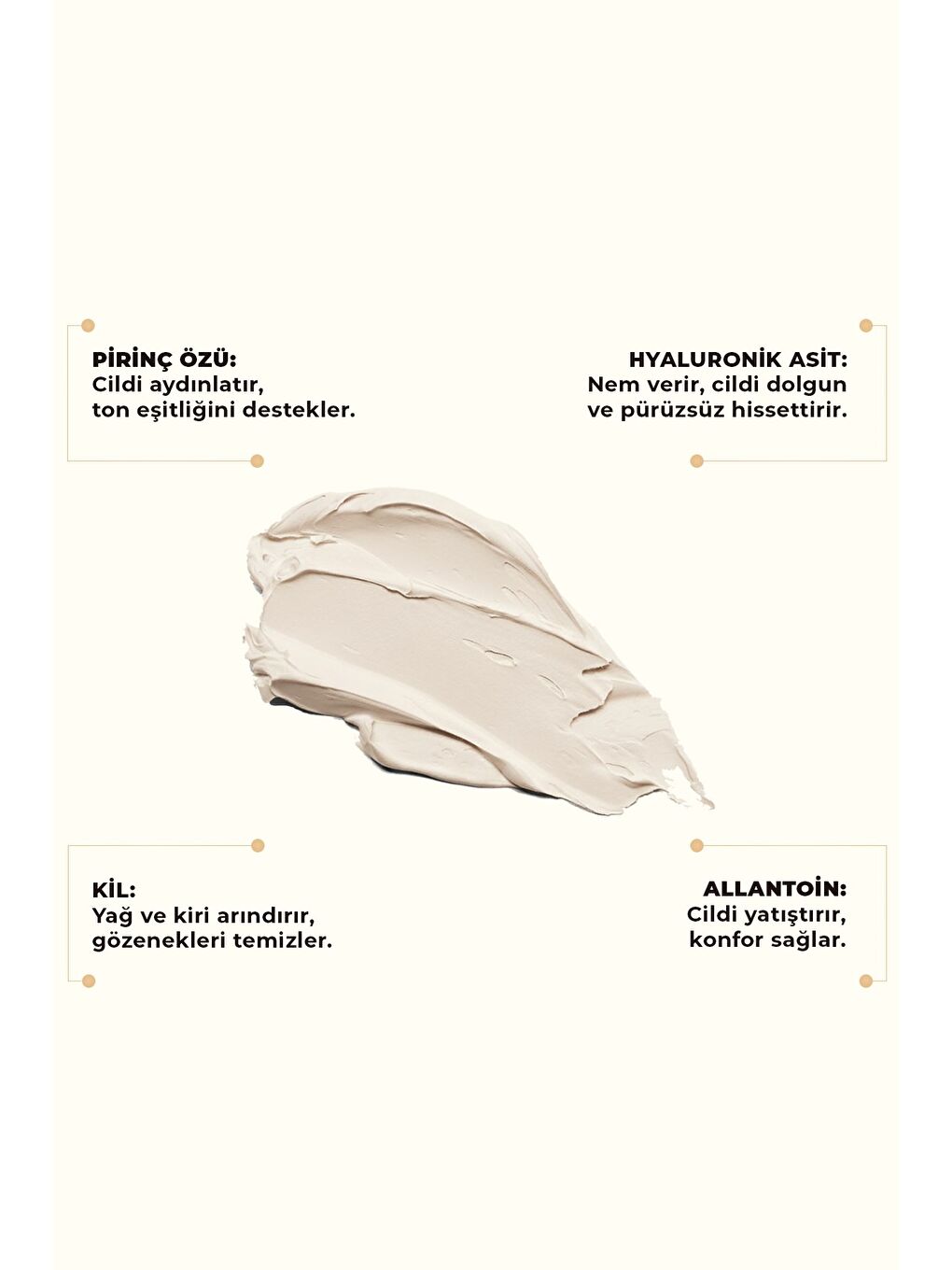 Pirinç Özü Beyazlatıcı Kil Maskesi 9 ml x 5 Adet-1