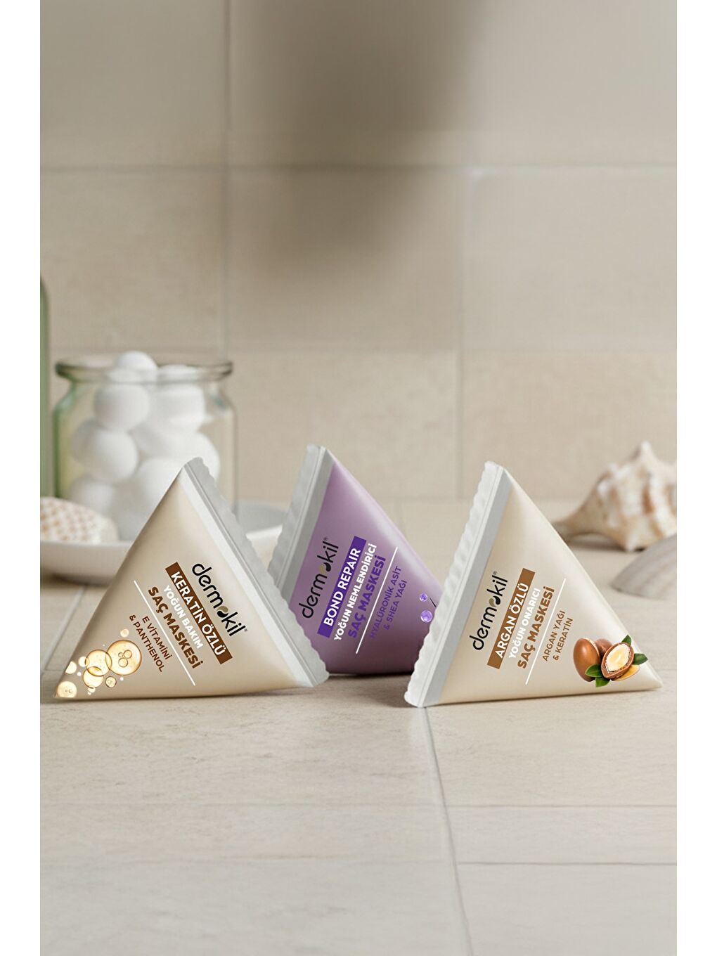 Keratin Özlü Saç Maskesi Seti 25 ml x 5 Adet-6